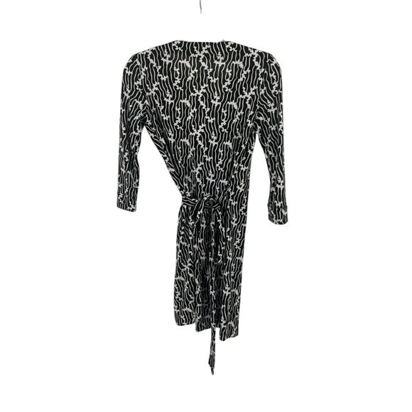 Diane Von Furstenberg New Julian Two Mini Wrap Dress - Picture 4 of 8